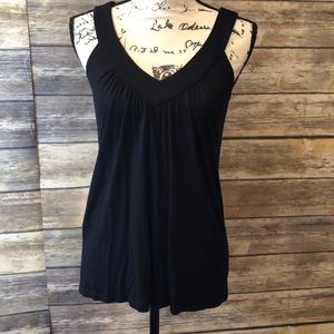 Express black v neck tank top